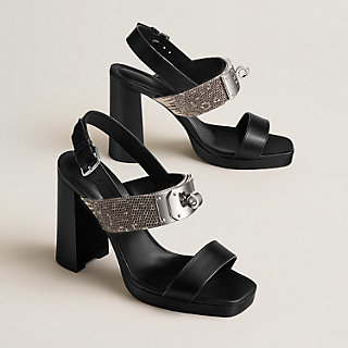 【希少】Dior ガリアーノ期 トロッター Dバックル ヒールサンダル Y2K サンダル-《イロナ》-90--